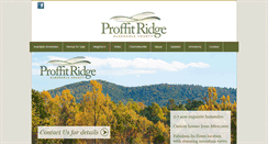 Desktop Screenshot of proffitridge.com